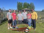 WK employees volunteering at the Sunshine School in Arkansas 